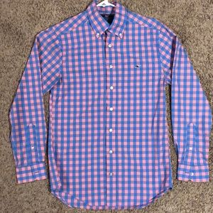 Vineyard Vines Plaid Button Down Small